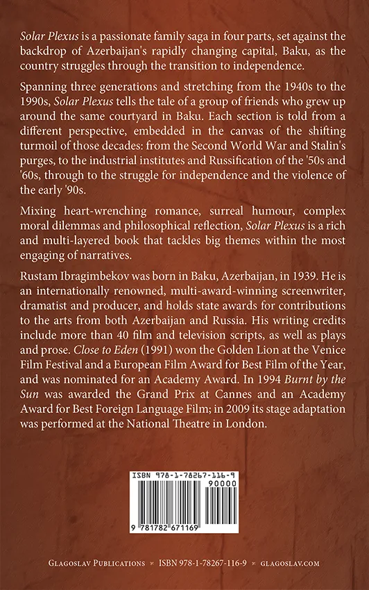 Solar Plexus by Rustam Ibragimbekov - Back Cover