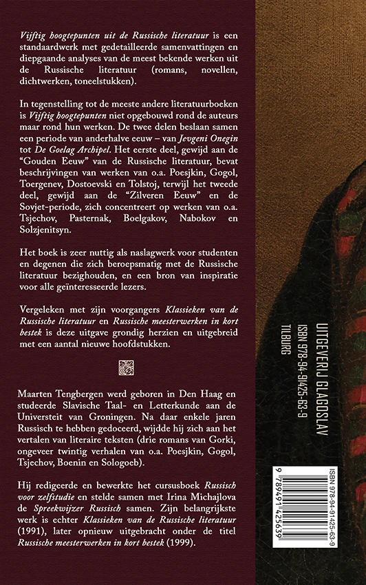 Vijftig hoogtepunten uit de Russische literatuur: Deel 2 (Dutch) Back Cover